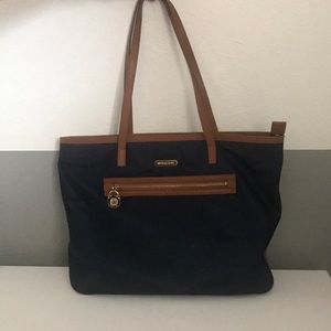 Navy Michael Kors Tote